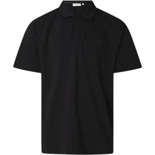 Weiches Ottoman Logo Kragen Polo Shirt , Herren, Größe: M - Calvin Klein - Modalova
