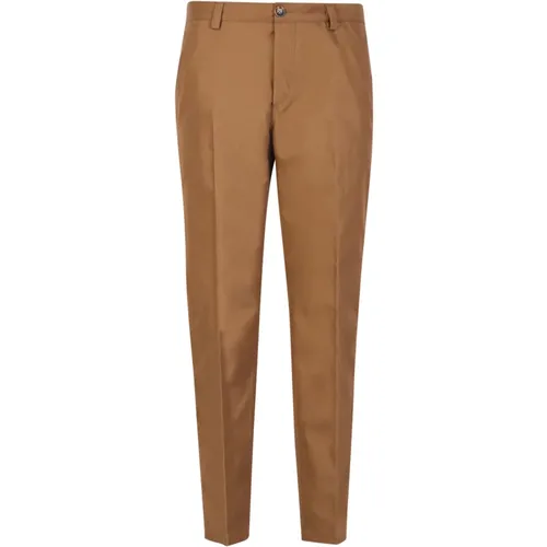 Chinos, male, , Size: W33 Rebel pants in cotton by . Brand known for men`s pants that are original and sophisticated in fabric and fit - PT Torino - Modalova