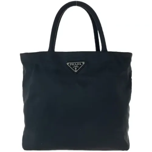 Pre-owned Tote Bags, female, , Size: ONE SIZE Pre-owned Canvas prada-bags - Prada Vintage - Modalova