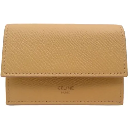 Pre-owned Wallets, female, , Size: ONE SIZE Pre-owned Leather wallets - Celine Vintage - Modalova