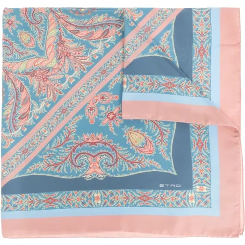 Silky Scarves, female, , Size: ONE SIZE Silk scarf - ETRO - Modalova