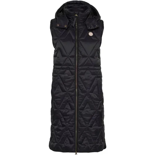 Quilted Vest Blue , female, Sizes: M, 2XL, S - Cream - Modalova