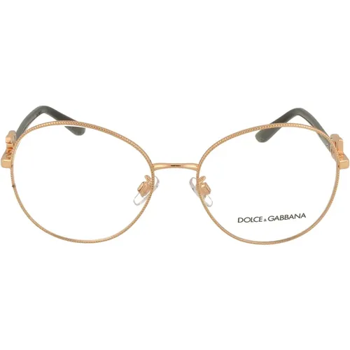 Glasses, female, , Size: 56 MM Elegant Round Women`s Gles - Gles 1339 - Dolce & Gabbana - Modalova