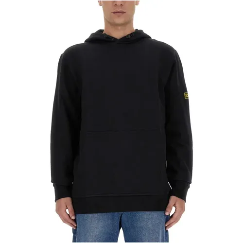 Logo Oversize Baumwoll-Sweatshirt , Herren, Größe: M - Barbour - Modalova