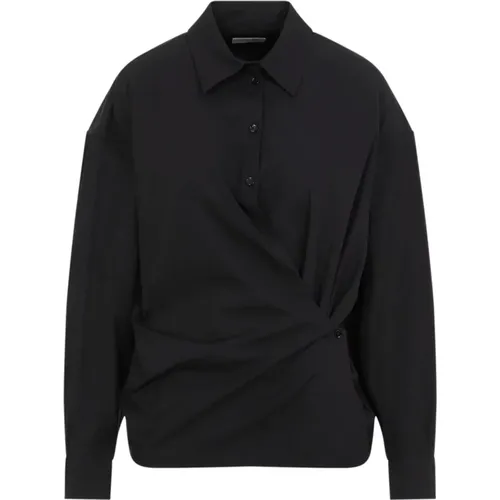 Twisted Collar Shirt , female, Sizes: S, XS - Lemaire - Modalova