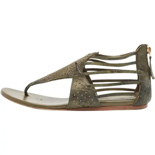 Pre-owned Sandals, female, , Size: 8 US Pre-owned Leather sandals - Alexander McQueen Pre-owned - Modalova