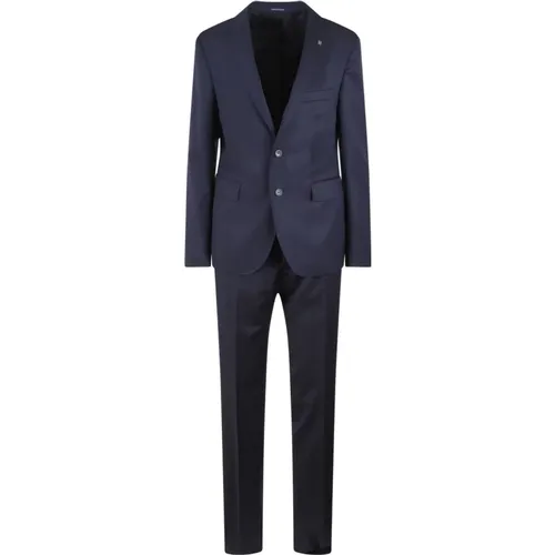 Single-Breasted Tailored Suit , male, Sizes: XL, M, L, S - Tagliatore - Modalova