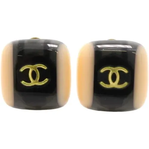 Pre-owned Jewellery, female, , Size: ONE SIZE Pre-owned Metal earrings - Chanel Vintage - Modalova