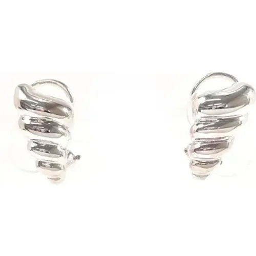 Pre-owned Jewellery, female, , Size: ONE SIZE Pre-owned Metal earrings - Tiffany & Co. Pre-owned - Modalova