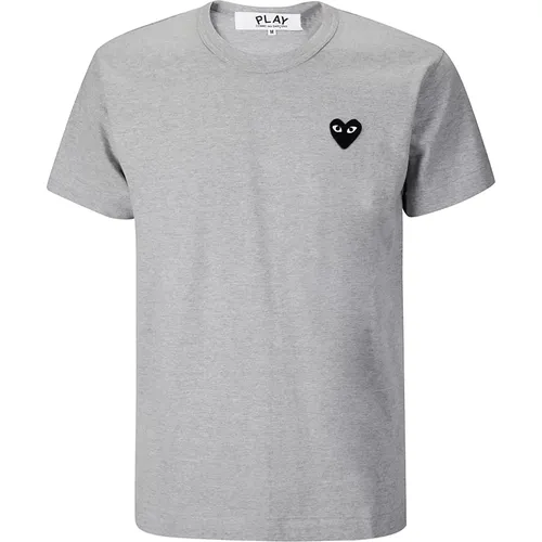 T-Shirts, male, , Size: L Heart T-Shirt Regular Fit - Comme des Garçons Play - Modalova