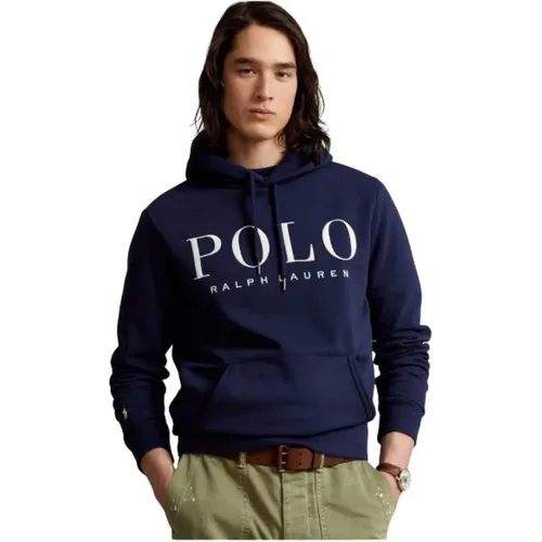 Hoodies, male, , Size: 2XL Adjustable Hooded Sweatshirt - Polo Ralph Lauren - Modalova