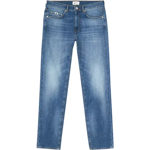 Regular Slim-fit Jeans , Herren, Größe: W30 - GAS - Modalova