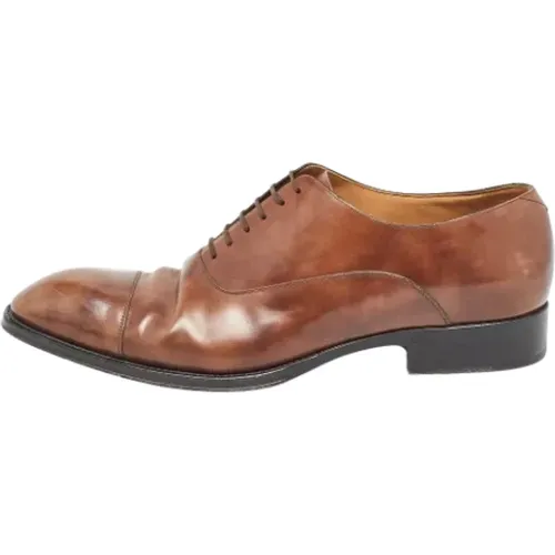 Pre-owned Flats, male, , Size: 10 US Pre-owned Leather flats - Louis Vuitton Vintage - Modalova