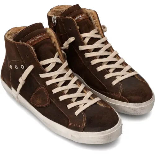 Sneakers, male, , Size: 7 US Baskets Prsx Cognac - Philippe Model - Modalova