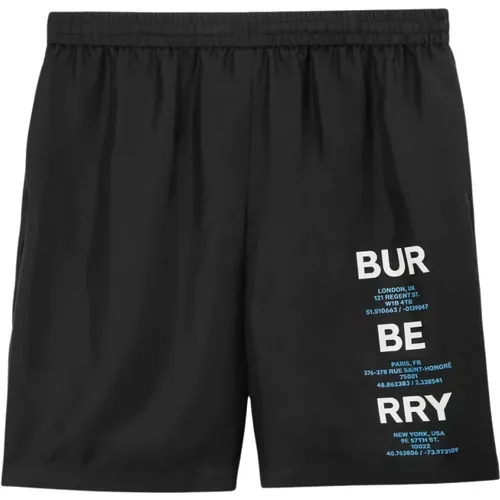 Schwarze Shorts für Herren Aw23 , Herren, Größe: S - Burberry - Modalova