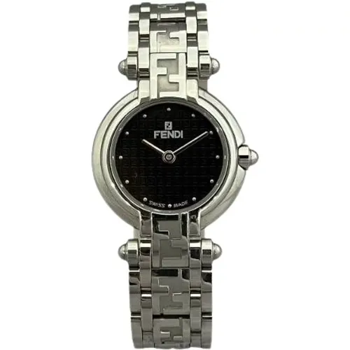 Pre-owned Watches, female, , Size: ONE SIZE Pre-owned Stainless Steel Watch - Fendi Vintage - Modalova