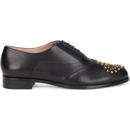 Laced Shoes, female, , Size: 7 US Leather Loafers - Philosophy di Lorenzo Serafini - Modalova