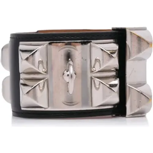 Pre-owned Jewellery, female, , Size: ONE SIZE Pre-owned Leather bracelets - Hermès Vintage - Modalova