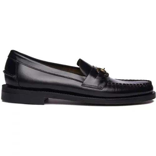 Loafers, male, , Size: 8 1/2 US Leather Loafer Shoe - Sebago - Modalova