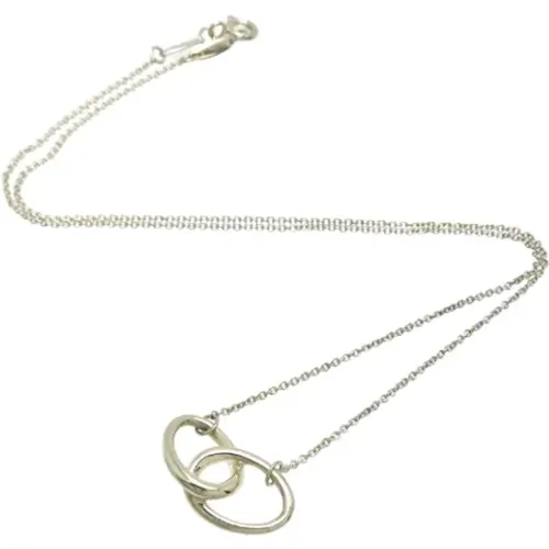 Pre-owned Jewellery, female, , Size: ONE SIZE Pre-owned Silver necklaces - Tiffany & Co. Pre-owned - Modalova