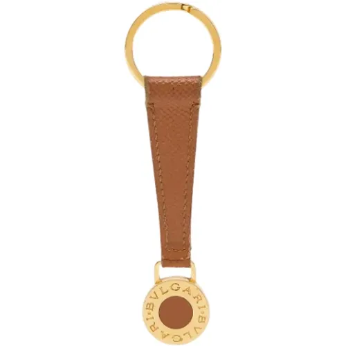 Pre-owned Accessories, female, , Size: ONE SIZE Pre-owned Leather key-holders - Bvlgari Vintage - Modalova