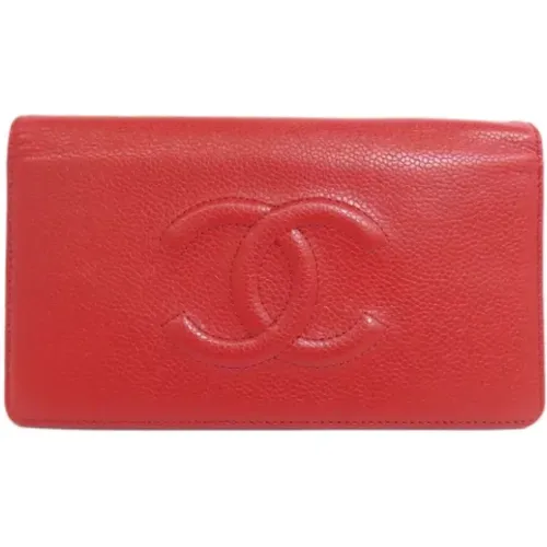 Pre-owned Leather wallets , female, Sizes: ONE SIZE - Chanel Vintage - Modalova