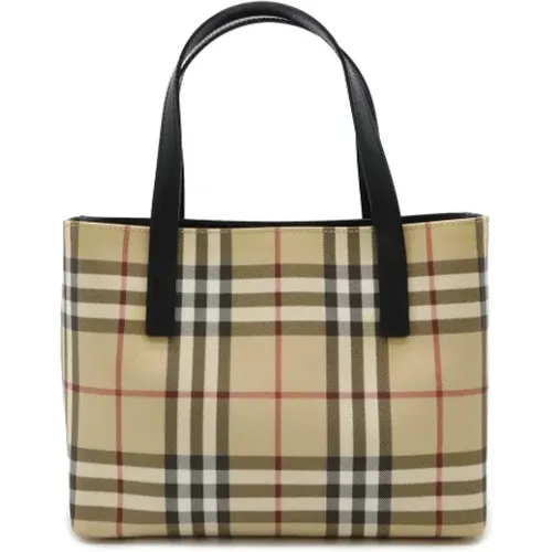 Pre-owned Tote Bags, female, , Size: ONE SIZE Pre-owned Leather handbags - Burberry Vintage - Modalova