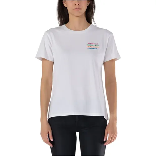 Emilie T-shirt , female, Sizes: L, M - MC2 Saint Barth - Modalova