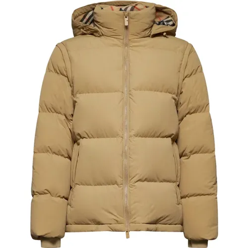 Quilted Nylon Down Jacket , male, Sizes: XL, M, L, S - Burberry - Modalova