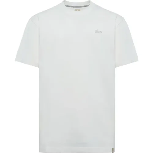 Baumwollmischung T-Shirt , Herren, Größe: XL - Boggi Milano - Modalova