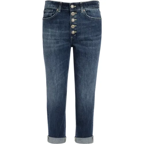 Stylish Cropped Jeans for Women , female, Sizes: W30, W26, W24, W25, W27, W29 - Dondup - Modalova