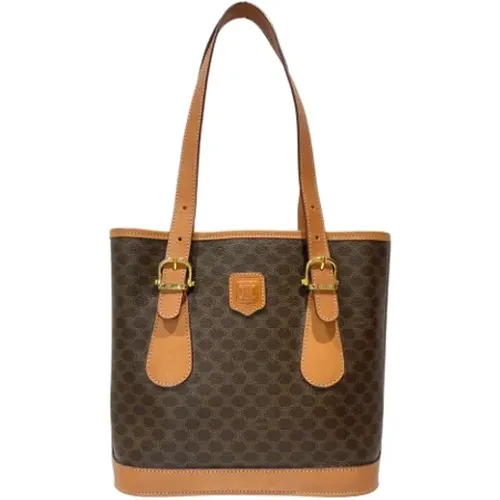 Pre-owned Tote Bags, female, , Size: ONE SIZE Pre-owned Leather celine-bags - Celine Vintage - Modalova