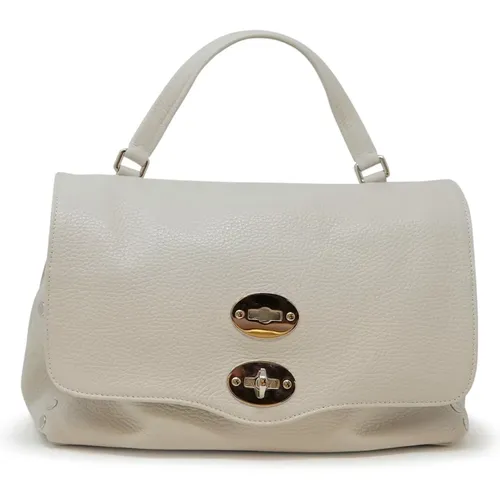 Kleine Postina Tägliche Handtasche Weiß , Damen, Größe: ONE Size - Zanellato - Modalova
