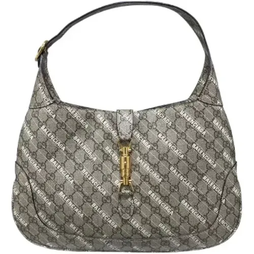 Limited Edition Gucci x Balenciaga Jackie 1961 Shoulder Bag , female, Sizes: ONE SIZE - Gucci Vintage - Modalova