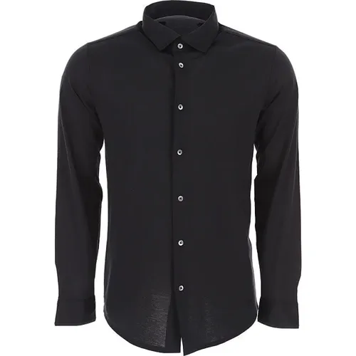 Button Closure Shirt - Stylish and Sophisticated , male, Sizes: 2XL, M, S, L, XL - Emporio Armani - Modalova