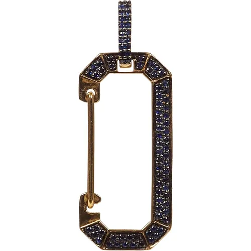 Sapphire Gold Earrings for Women , female, Sizes: ONE SIZE - Eéra - Modalova