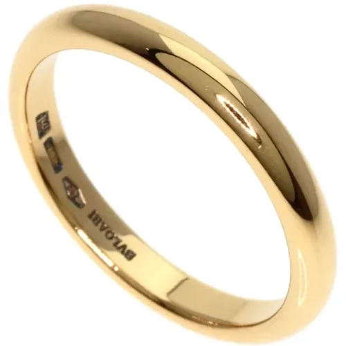 Pre-owned Jewellery, female, , Size: ONE SIZE Pre-owned Gold rings - Bvlgari Vintage - Modalova