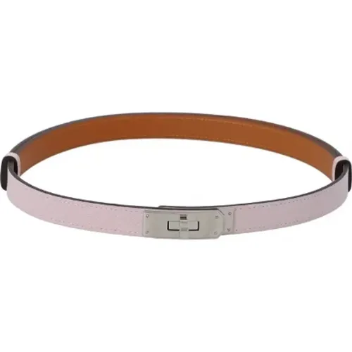 Pre-owned Belts, female, , Size: ONE SIZE Pre-owned Leather belts - Hermès Vintage - Modalova