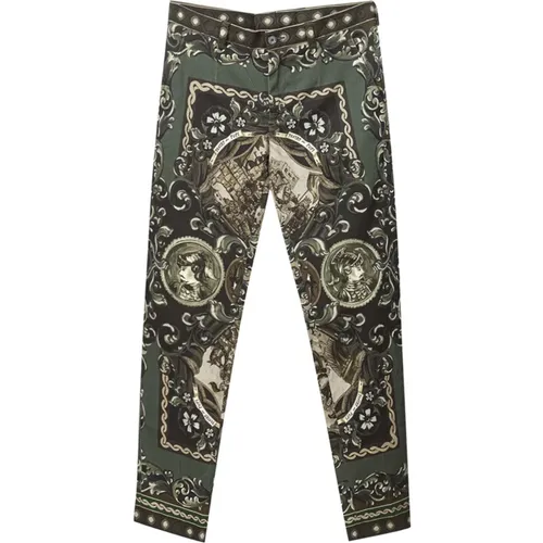 Baumwollhose mit Pupi-Print - Dolce & Gabbana - Modalova