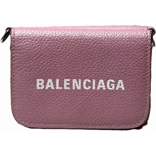 Pre-owned Wallets, female, , Size: ONE SIZE Pre-owned Leather wallets - Balenciaga Vintage - Modalova