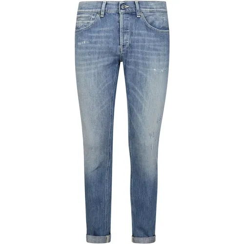 Micro Rotture Skinny Jeans , Herren, Größe: W32 - Dondup - Modalova