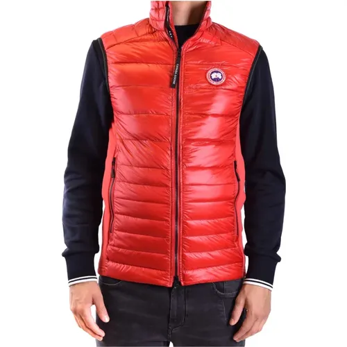 Vests, male, , Size: M Stylish Puffer Vest for Men - Canada Goose - Modalova