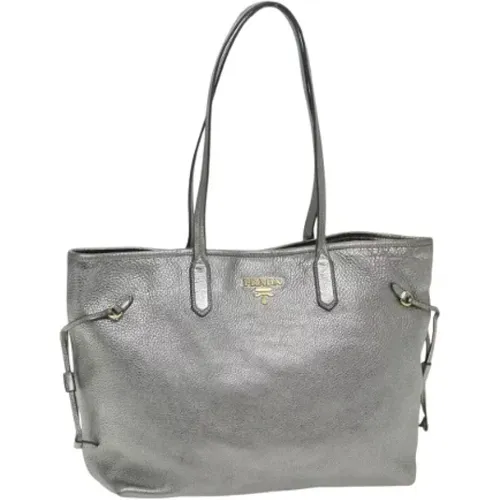 Pre-owned Tote Bags, female, , Size: ONE SIZE Pre-owned Leather totes - Prada Vintage - Modalova