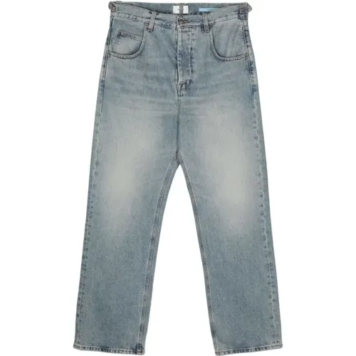 Hellblaue Gewaschene Denim Jeans , Herren, Größe: W30 - Haikure - Modalova