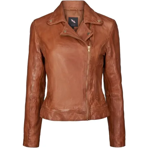 Leather Jacket , female, Sizes: M - Btfcph - Modalova