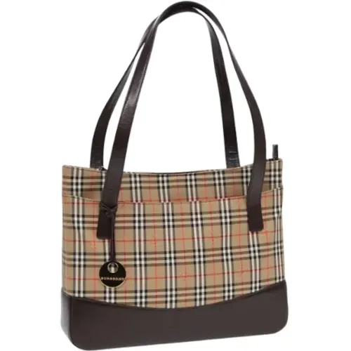 Pre-owned Tote Bags, female, , Size: ONE SIZE Pre-owned Canvas totes - Burberry Vintage - Modalova