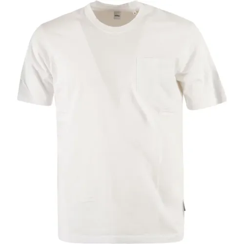 Weißes Tshirt 01072,Marine Tshirt - Aspesi - Modalova