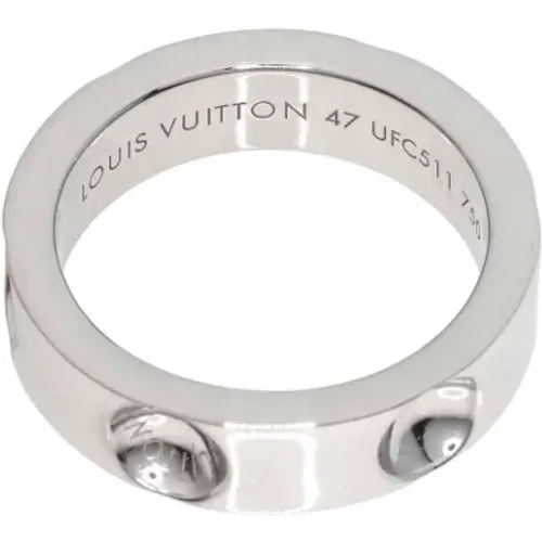 Pre-owned Jewellery, female, , Size: ONE SIZE Pre-owned White Gold rings - Louis Vuitton Vintage - Modalova