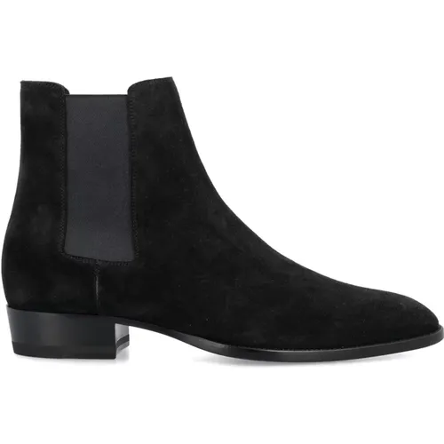 Wyatt Chelsea Boots , male, Sizes: 8 1/2 UK, 11 UK, 9 UK, 12 UK, 8 UK, 7 UK, 10 1/2 UK, 6 UK, 9 1/2 UK - Saint Laurent - Modalova