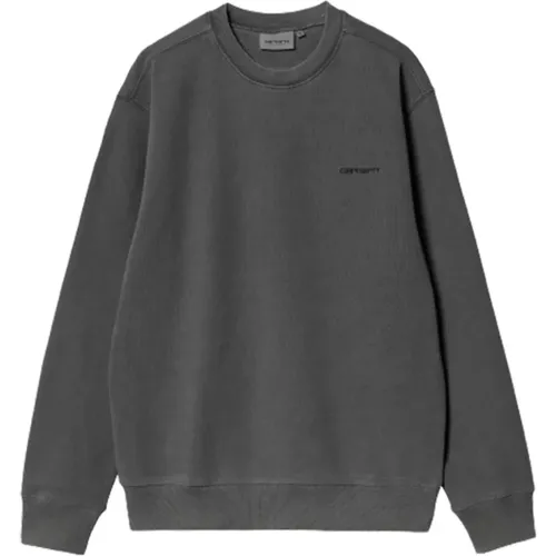 Duster Script Sweatshirt , Herren, Größe: M - Carhartt WIP - Modalova